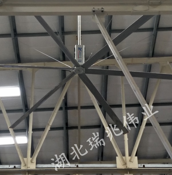 武漢工業(yè)大風扇，武漢工業(yè)大吊扇，高大空間通風降溫，高大空間通風降溫設(shè)備，高大空間廠房通風降溫