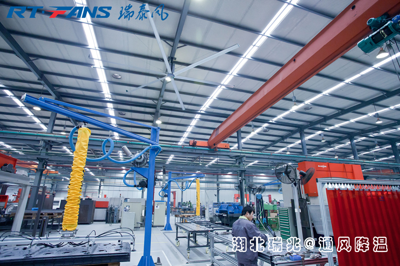 7.3米工業(yè)大風(fēng)扇為什么覆蓋面積可達(dá)1000平米以上？